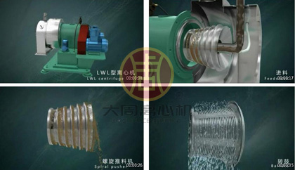 LWL臥式螺旋過濾離心機連續運轉后，可見潤滑的重要性